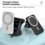 Magnetic Car Wireless Charger Para Iphone Series - Funda Rital